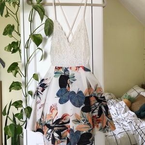 Sabo Skirt Lace/Floral Playsuit